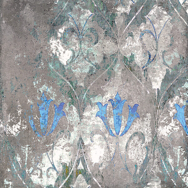 carreaux en grès cérame effet terre cuite pour sols et murs intérieurs et extérieurs, collection Ilcottotagina, ton gris avec décoration.
