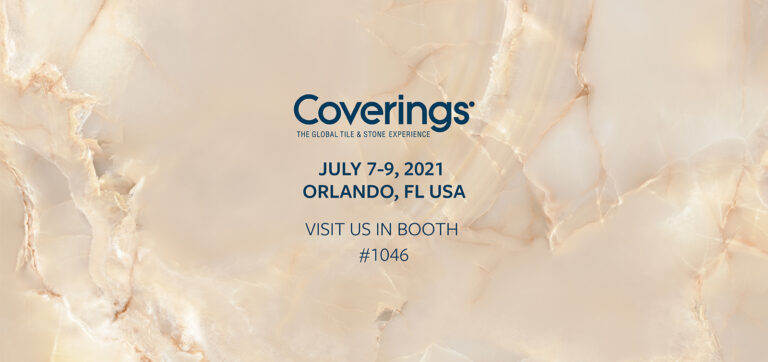 tagina ceramiche alla fiera coverings 2021 dal 7 al 9 luglio