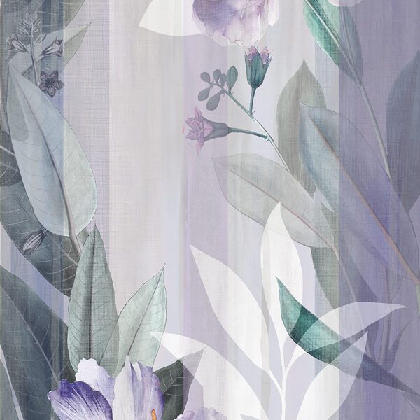 decoro floreale in gres porcellanato colore viola fiore viola