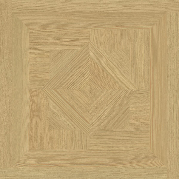 piastrella in gres porcellanato decoro a cassettone effetto legno, colore dorato nel formato quadrato 60x60